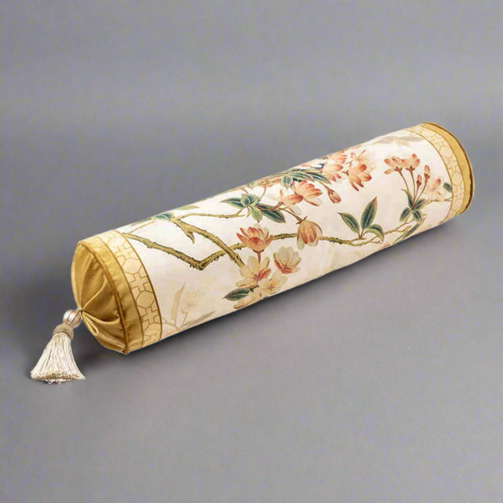 Chinoiserie Gold Lång Prydnadskudde