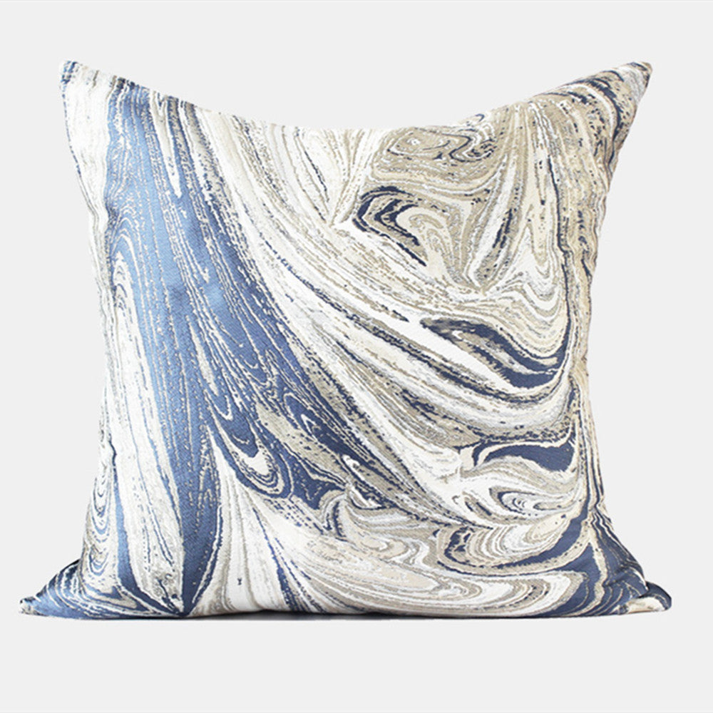 Abstrakt Blue kuddfodral