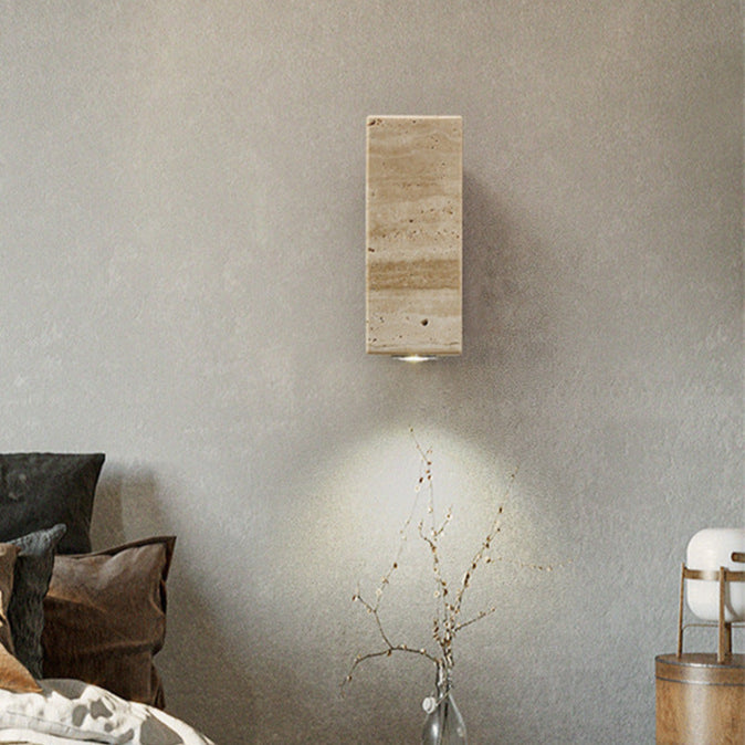 Vägglampa Travertin olika utföranden