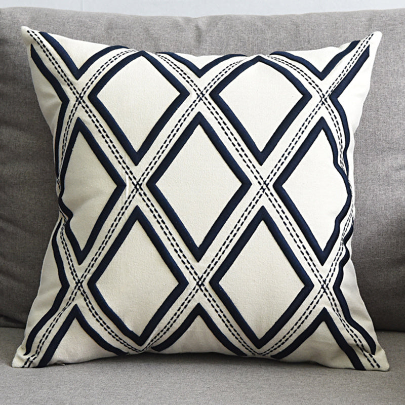 Gemetric Mix Navy Prydnadskudde