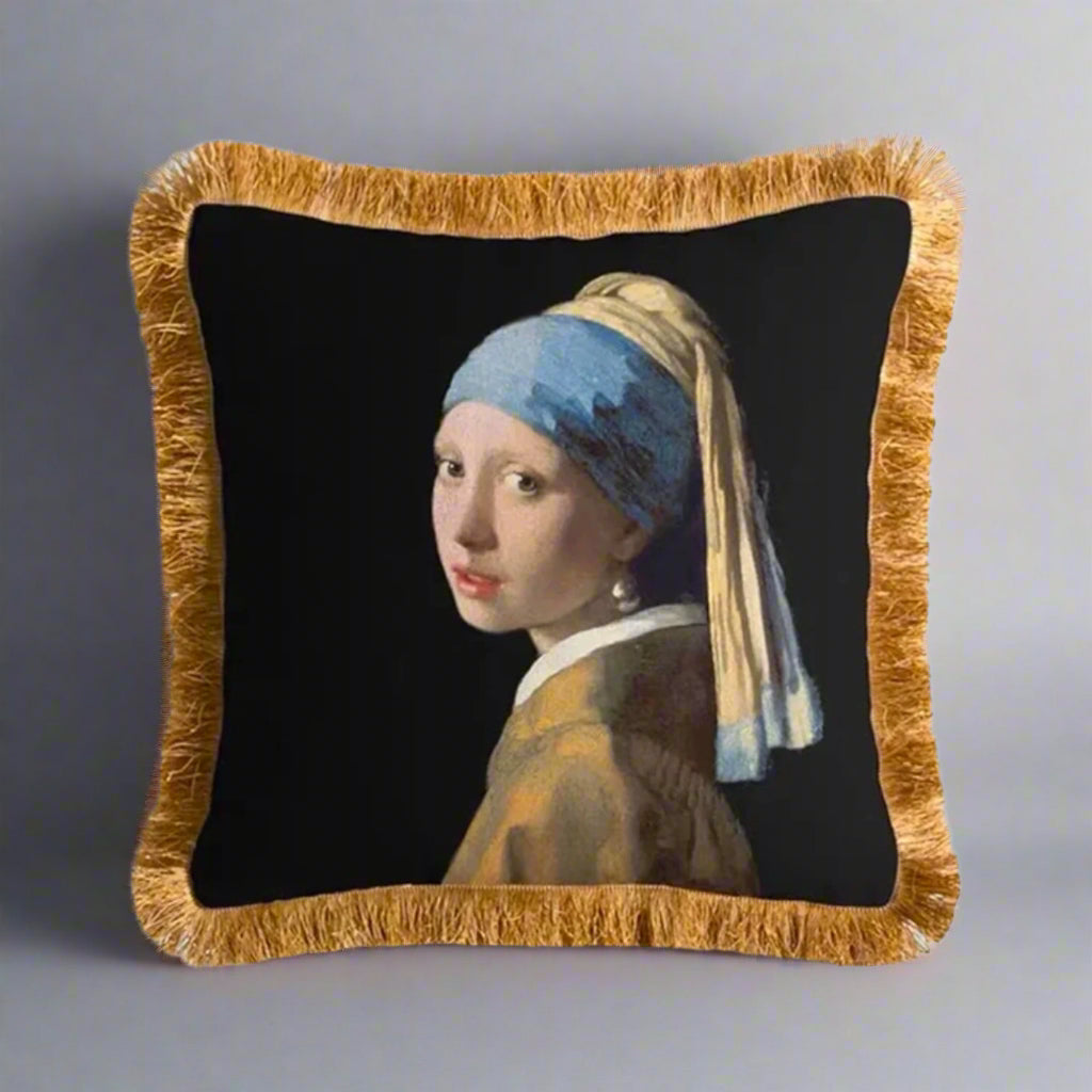 Girl With a Pearl Earring Prydnadskudde