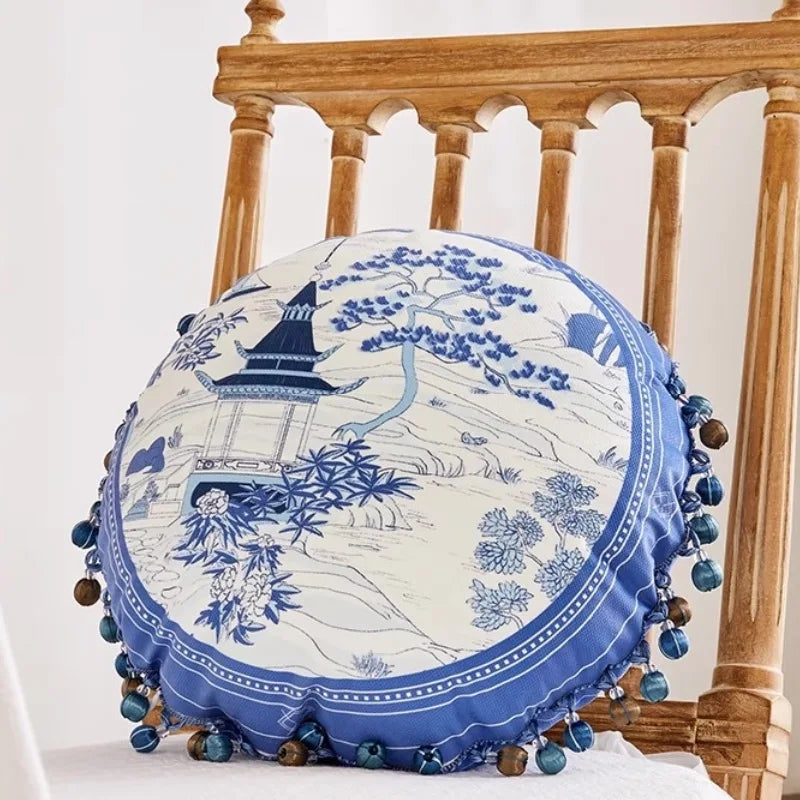 Chinese Blue Porcelain Prydnadskuddar Mix & Match