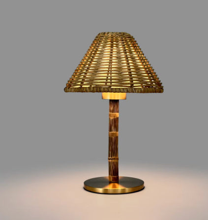 Bordslampa Bamboo - Uppladdningsbar