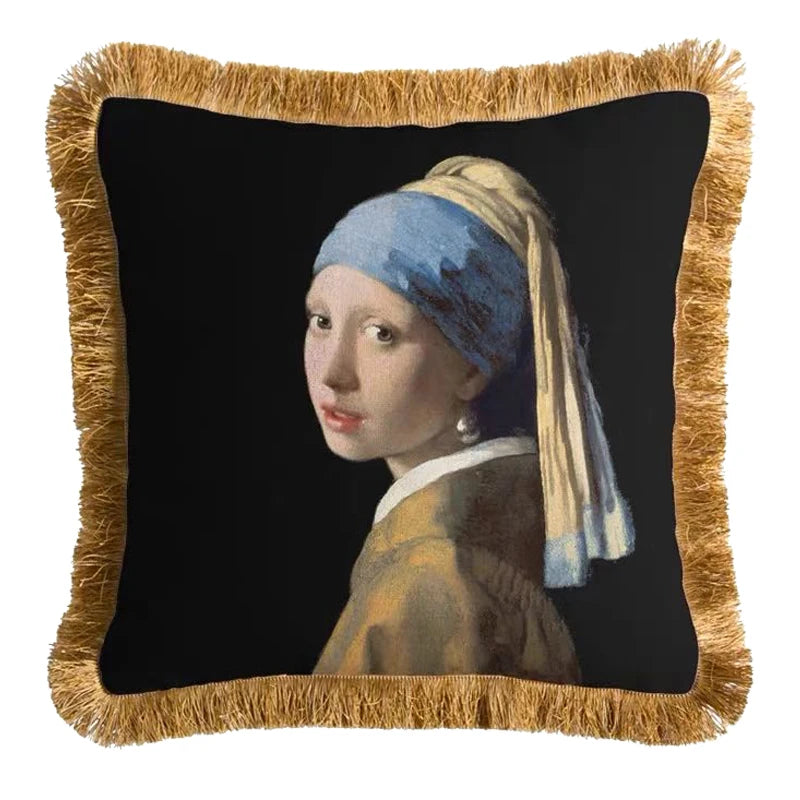 Girl With a Pearl Earring Prydnadskudde